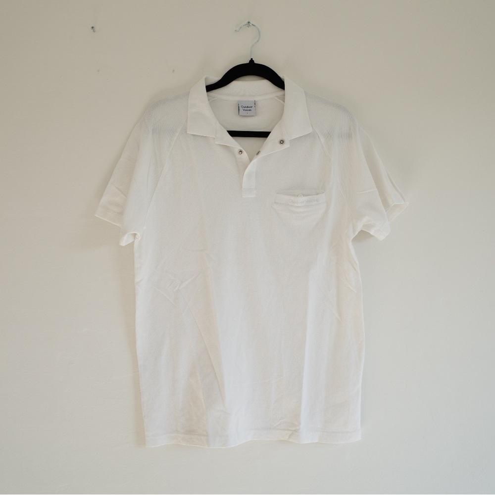 Outdoor Voices Men's white Polo Shirt